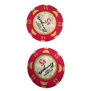 Borgata Casino Atlantic City NJ $5.00 Dollar Gaming Chip